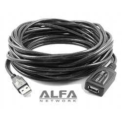 Medium image for Cablu USB Alfa Network, 10 metri, cu auto-amplificare
