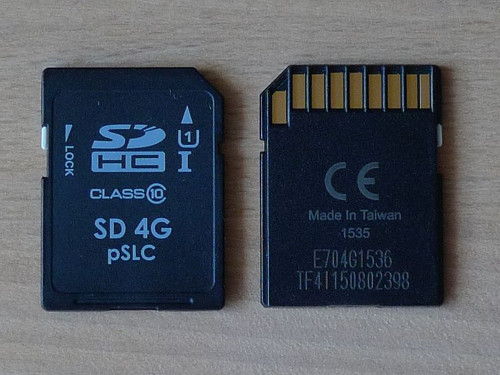Wide image for SD card 4 GB pSLC
