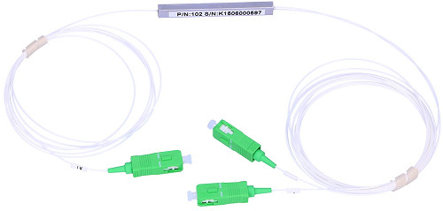 Wide image for Splitter optic PLC SC/APC 1:2 Ø0.9mm 1m