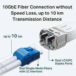Medium image for Modul SFP+ TP-Link 10Gbit, single mode, 10km (TL-SM5110-LR)