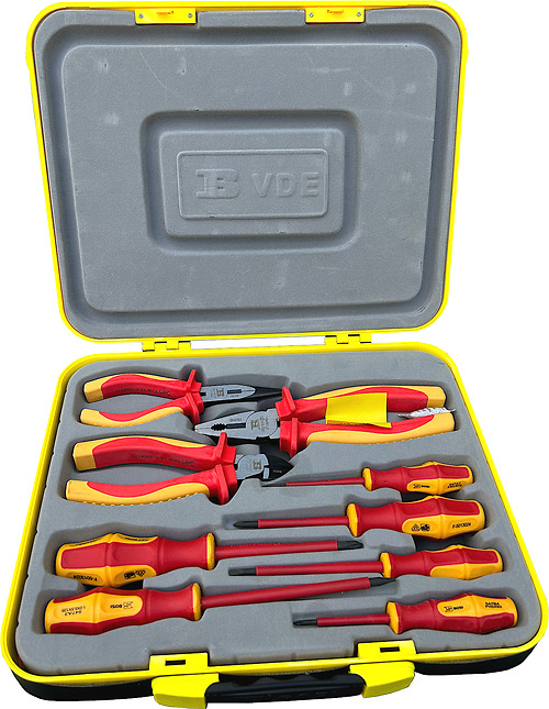 Wide image for Trusă pentru electricieni, 9 piese Bosi Tools (BS518009)