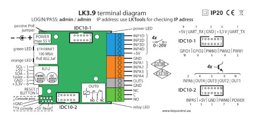 Wide image for LAN controller v3.9