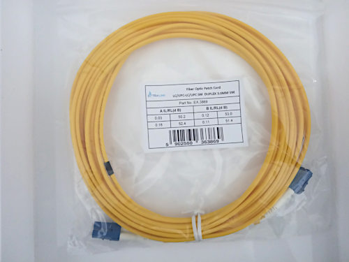 Wide image for Patchcord optic SM LC/UPC-LC/UPC DUP Ø3mm 5m