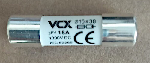 Wide image for Siguranţă fuzibilă DC VCX 15A/1000V