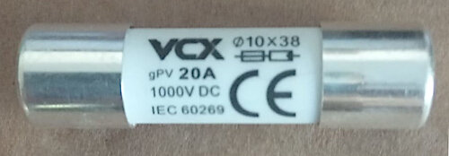 Wide image for Siguranţă fuzibilă DC VCX 20A/1000V