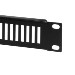 Medium image for Mască rack perforată LogiLink 1U, neagră (PN111B)