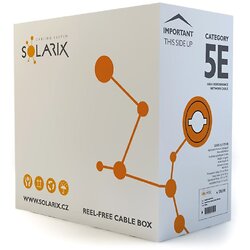 Medium image for Cablu F/UTP Solarix Cat5e, PE, 305m, outdoor, cu șufă