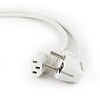 Cablu de alimentare Gembird schuko/C13, alb, 1.8m, 10A