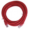 Cablu UTP cat 5e roşu, 3 m