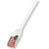 Patchcord LogiLink S/FTP Cat6 PiMF, alb, 0.25 m