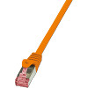 Patchcord LogiLink S/FTP Cat6 PiMF, portocaliu, 3 m