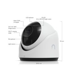 Cameră de supraveghere UniFi Protect G6 Turret 4K, albă (UVC-G6-Turret-W)