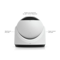 Cameră de supraveghere UniFi Protect G6 Turret 4K, albă (UVC-G6-Turret-W)