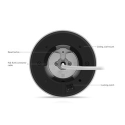 Cameră de supraveghere UniFi Protect G6 Turret 4K, albă (UVC-G6-Turret-W)